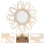 2pcs Rattan Woven Mirror Wall Decor Art Craft 8