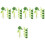 25 Pcs Aquarium Artificial Plants Fish Tank Accessories 4