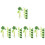 25 Pcs Aquarium Artificial Plants Fish Tank Accessories 5