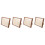 4pcs Medals Display Case Shadow Box Frame 6
