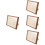 4pcs Medals Display Case Shadow Box Frame 8