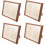 4pcs Medals Display Case Shadow Box Frame 7
