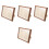 4pcs Medals Display Case Shadow Box Frame 5