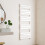 (White, 1600x600mm) Flat Panel Bathroom Heated Towel Rail Radiators 1