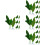 32 Pcs Betta Bed Leaf Hammock Fish Hideout Plastic Plants 6