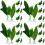 32 Pcs Betta Bed Leaf Hammock Fish Hideout Plastic Plants 5