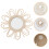 4pcs Rattan Woven Mirror Wall Decor Art Craft 11