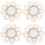 4pcs Rattan Woven Mirror Wall Decor Art Craft 5