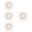 4pcs Rattan Woven Mirror Wall Decor Art Craft 7