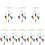 8pcs Wind Chime Felt Hanging Pendant 5