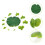 3 Sets Artificial Floating Duckweed Plastic Aquatic Plant 10