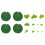 3 Sets Artificial Floating Duckweed Plastic Aquatic Plant 1