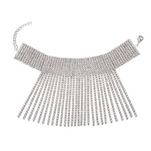 2 Pcs Silver Tassel Anklet for Women