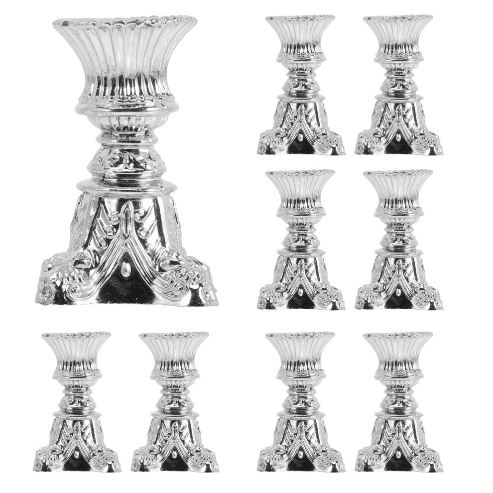 24 Pcs Vintage Candle Holder Pillar Candlestick Party Decoration-image-OPC-PKCG7ZH-NEW