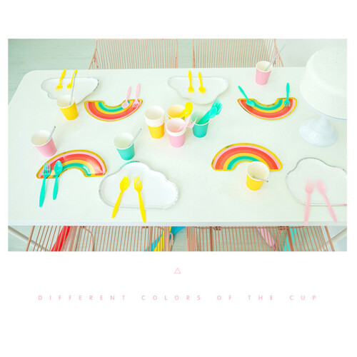 8Pcs Rainbow Paper For Party Wedding Use 1