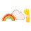 8Pcs Rainbow Paper For Party Wedding Use 3
