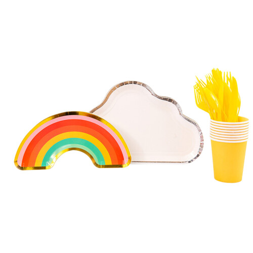 8Pcs Rainbow Paper For Party Wedding Use 2