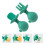 3 Sets Portable Baby Fork Spoon Infant Toddler Tableware 10