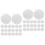 40 Pcs Aquarium Filter Media Balls 6