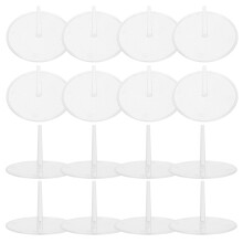 100 Pcs Clear Fondant Cake Flower Nails Baking Supplies