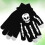 2pcs Men's White Skull Winter Gloves Touch Screen Windproof 11