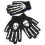 2pcs Men's White Skull Winter Gloves Touch Screen Windproof 8