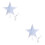 2Pcs Christmas Tree Star Topper Led Warm White With 5