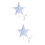 2Pcs Christmas Tree Star Topper Led Warm White With 6