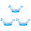 3pcs Silicone Suction Bowl Set with Temperature Sensing Spoon 2