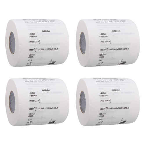 12 Rolls Chemical Physics Formula Printed Toilet Tissue