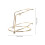 3pcs 2-Tier Crown Display Stand Tiara Headband Storage Holder 2