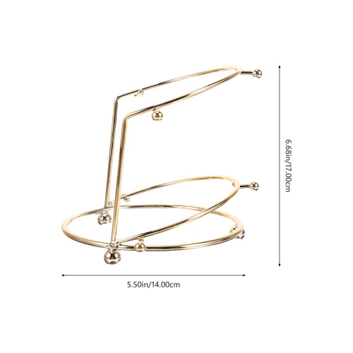 3pcs 2-Tier Crown Display Stand Tiara Headband Storage Holder 1