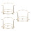 3pcs 2-Tier Crown Display Stand Tiara Headband Storage Holder 4