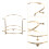 3pcs 2-Tier Crown Display Stand Tiara Headband Storage Holder 10