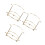 3pcs 2-Tier Crown Display Stand Tiara Headband Storage Holder 6