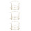 3pcs 2-Tier Crown Display Stand Tiara Headband Storage Holder 5