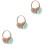 3 Pcs Plush Ear Muffs Warm Winter Accessory 5