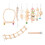 2 Sets Parrot Chewing Toys Bird Swing Suspension Bridge 9