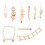2 Sets Parrot Chewing Toys Bird Swing Suspension Bridge 1