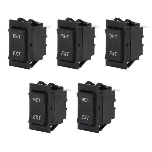 5PCS Trailer Power Jack Switch Replacement DPDT