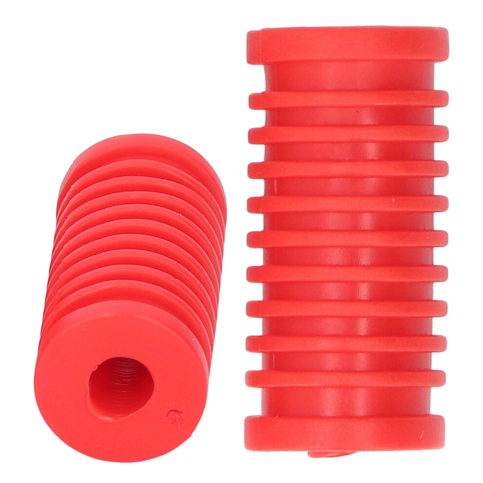 2Pcs Motorcycle Gear Shifter Lever Cover Rubber Red 8320539925936