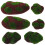 6pcs Artificial Moss Stone for Aquarium and Home Decor 9
