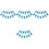 4 Sets Photo String Picture Frame Garland 3