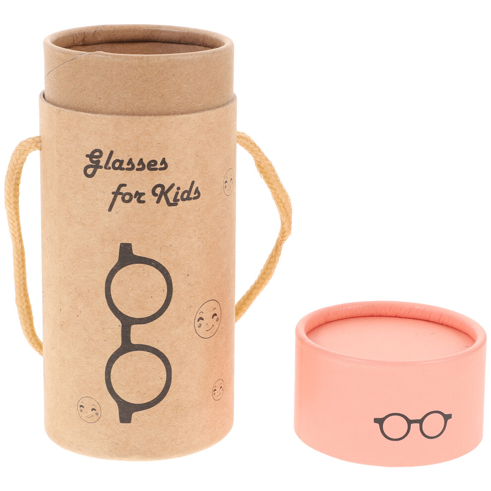 Inoomp 2Pcs Kids Eyeglasses Case Portable Holder Box With Rope