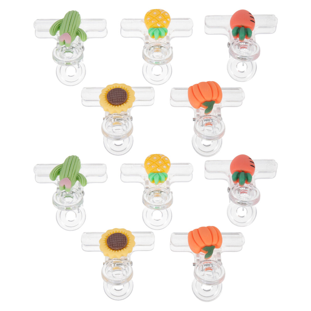 30 Pcs Food Bag Clips Plastic Document Clip Clear Bags Clip-image-OPC-PKCGTF8-NEW