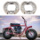 2pcs Mini Bike Drum Brake Pads Shoes Replacement 12