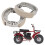 2pcs Mini Bike Drum Brake Pads Shoes Replacement 11