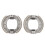 2pcs Mini Bike Drum Brake Pads Shoes Replacement 1