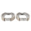 2pcs Mini Bike Drum Brake Pads Shoes Replacement 5