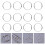 4 Sets 20pcs 3cm Binder Rings Loose Leaf Key Rings 11
